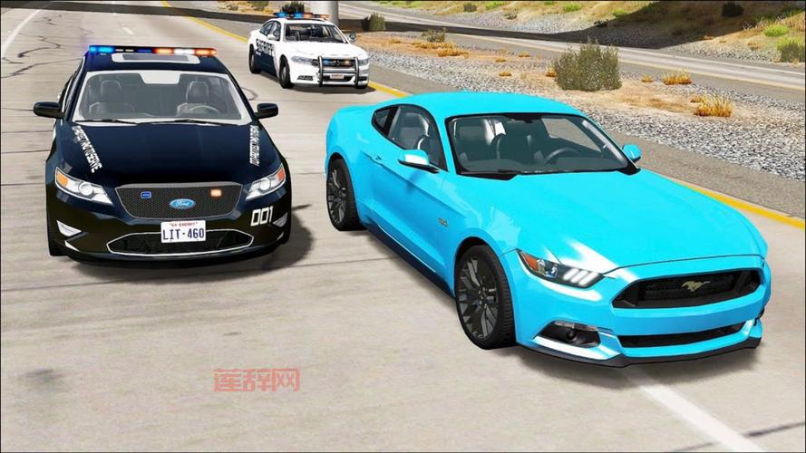 BeamNG：警车与街头赛车，疯狂追逐的刺激