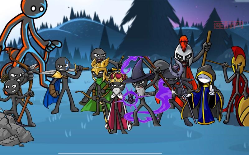 火柴人大乱战：横版策略战争，召集你的火柴人军队！