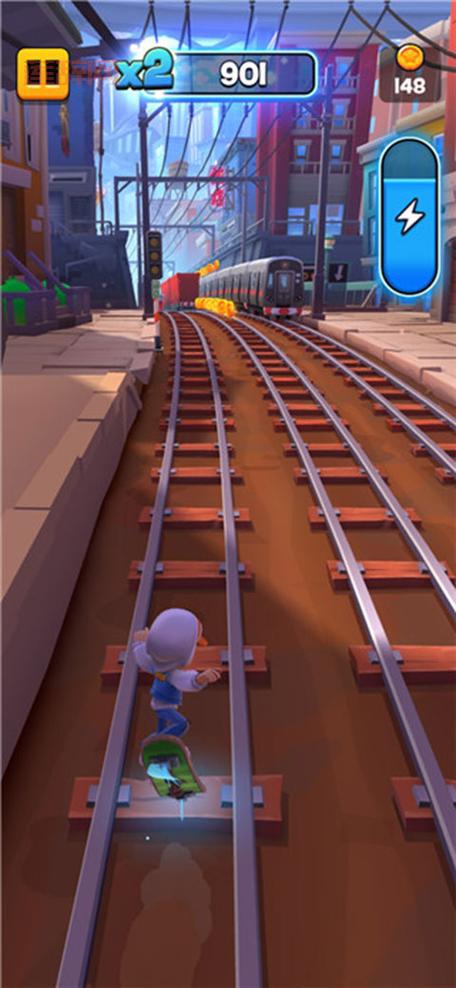滑板英雄：跑酷新体验，地铁逃脱升级版！