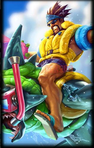 德莱文泳池派对皮肤特效视频,这也太好看了吧!