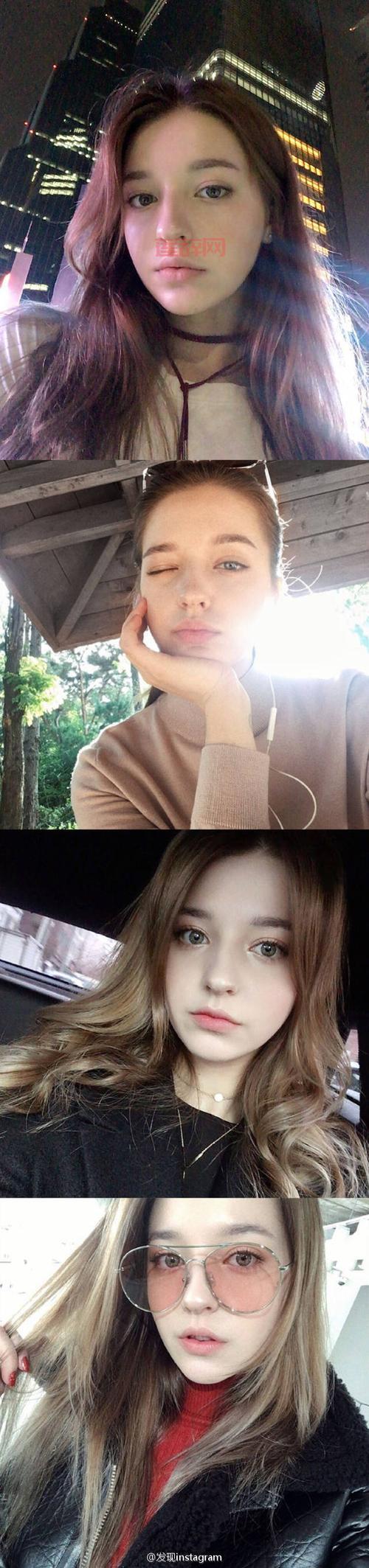 俄罗斯Angelina最新INS照片曝光：蓝瞳美少女魅力无限