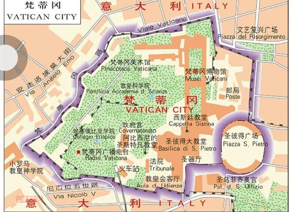 梵蒂冈在哪个国家里?了解世界上最小国家的位置
